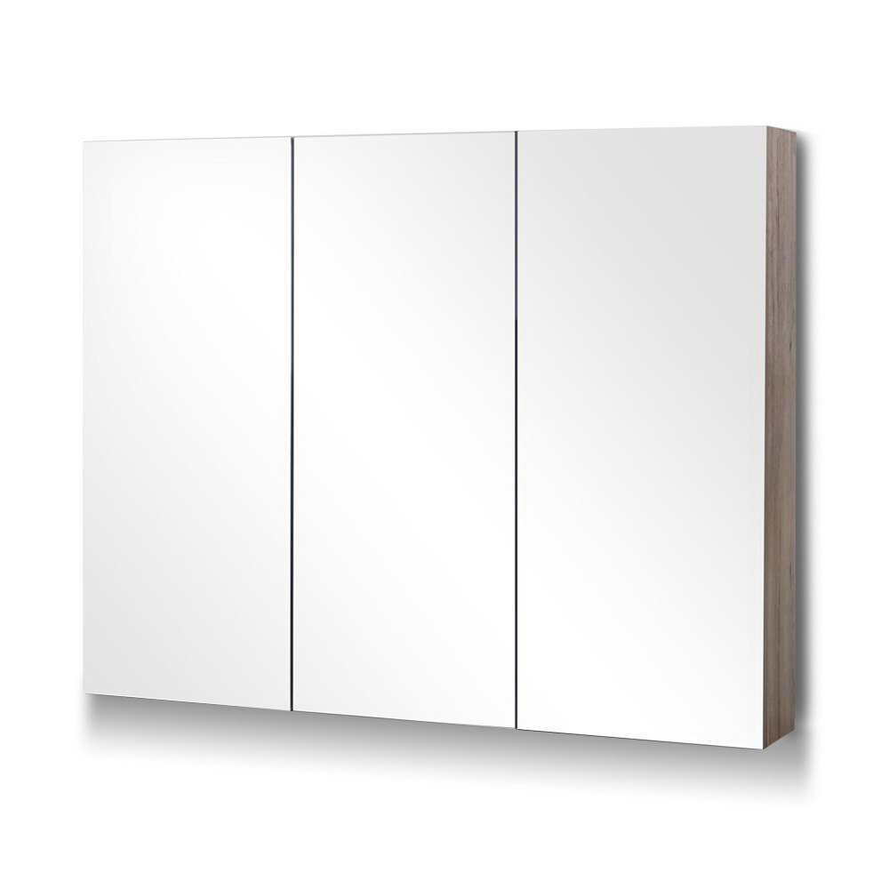 Cefito Bathroom Mirror Cabinet 900x720mm Oak