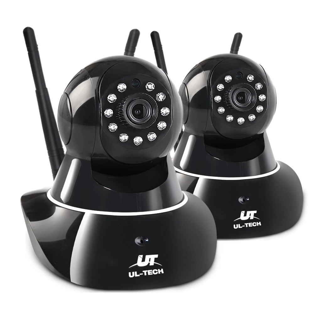 UL-tech 1080P Wireless IP Cameras Security WIFI Cam Black