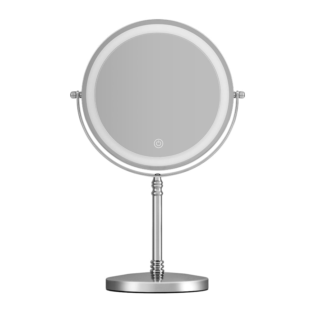 Makeup Mirror LED Light Cosmetic Round 360° Rotation 10X Magnifying