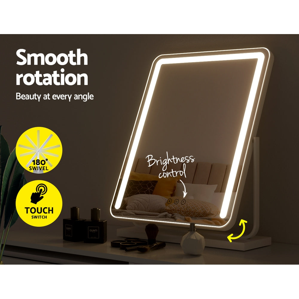 Makeup Mirror with Lights Hollywood Vanity LED Mirrors White