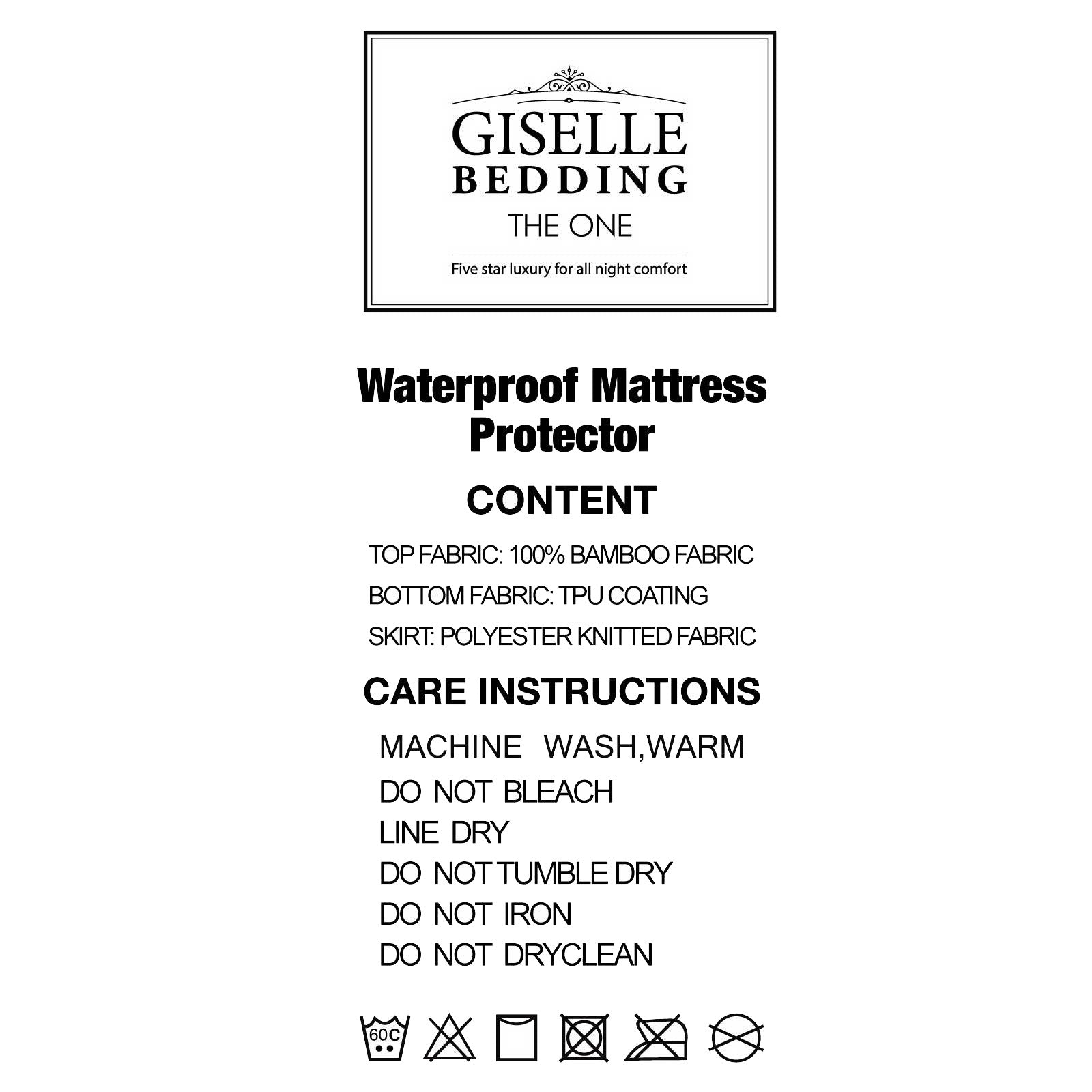 Giselle Bedding Mattress Protector Single