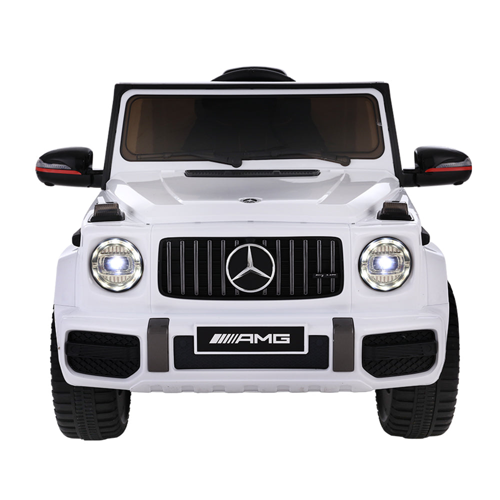 Kids Electric Ride On Car Mercedes-Benz Licensed AMG G63 Toy Cars Remote White