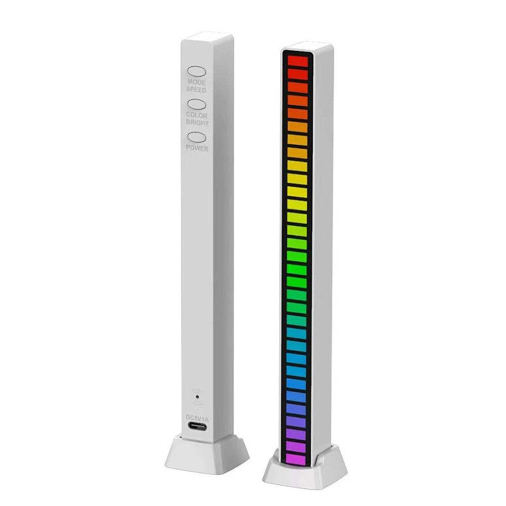 32LED RGB Rhythm Bar Voice Sound Activated Bar Sound Control Strip Tube Light