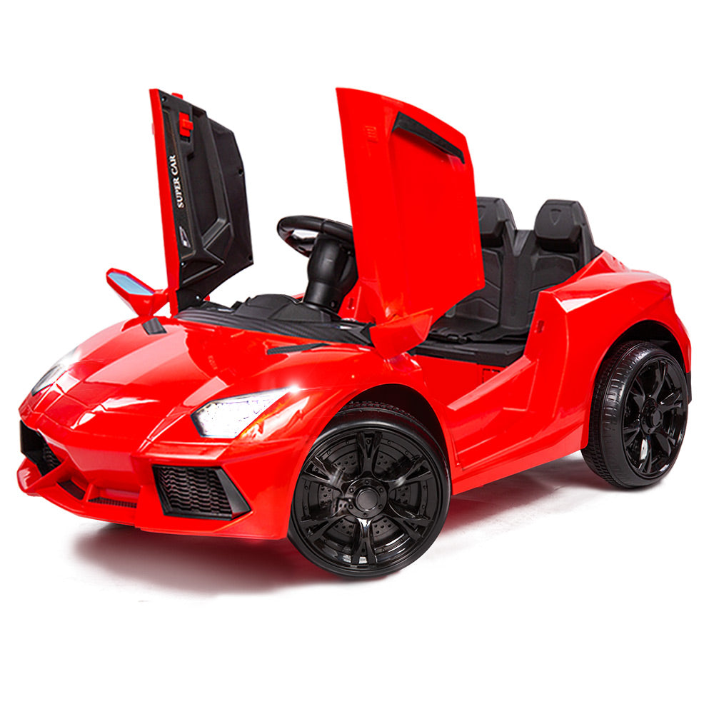 ROVO KIDS Ride-On Car LAMBORGHINI Inspired - Electric Toy Battery Remote Red