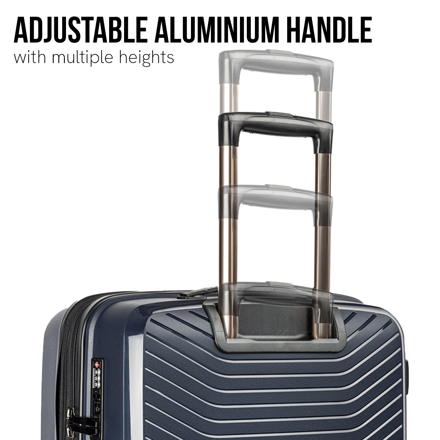Astra 24in Lightweight Hard Shell Suitcase - Aegean Blue