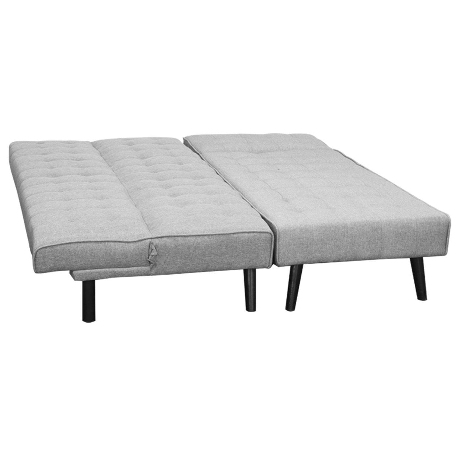 3-seater Corner Sofa Bed With Lounge Chaise Couch Furniture Light Grey