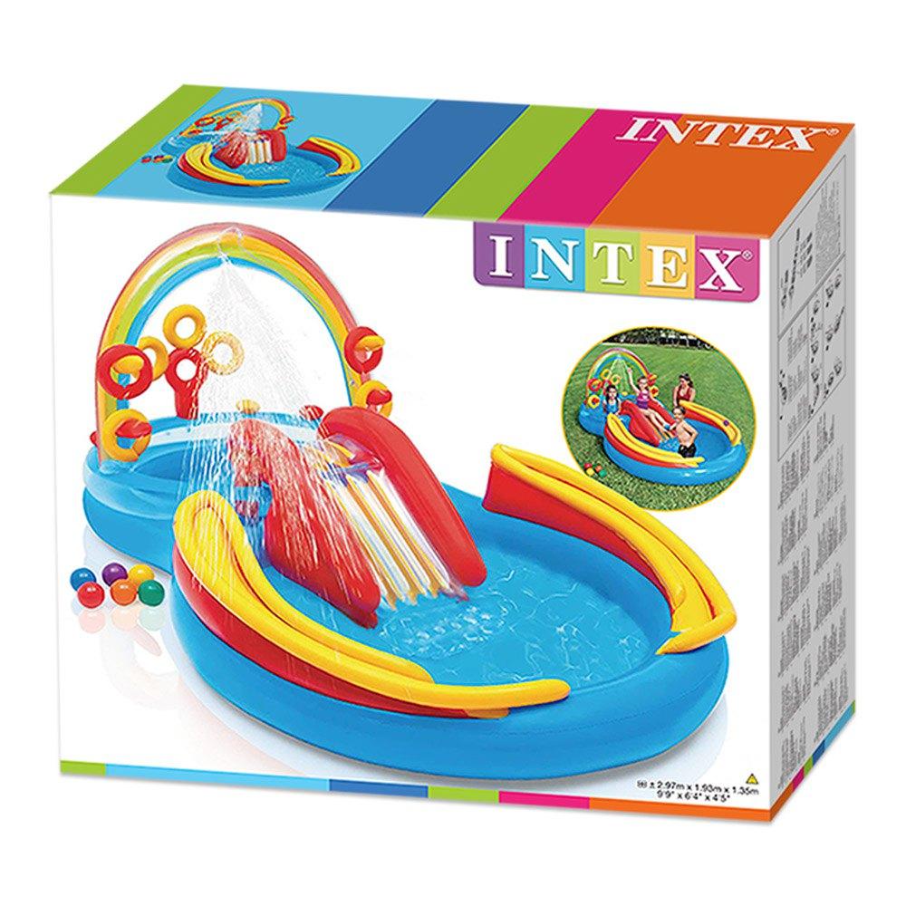 Inflatable Kids Rainbow Ring Water Play Center Kids
