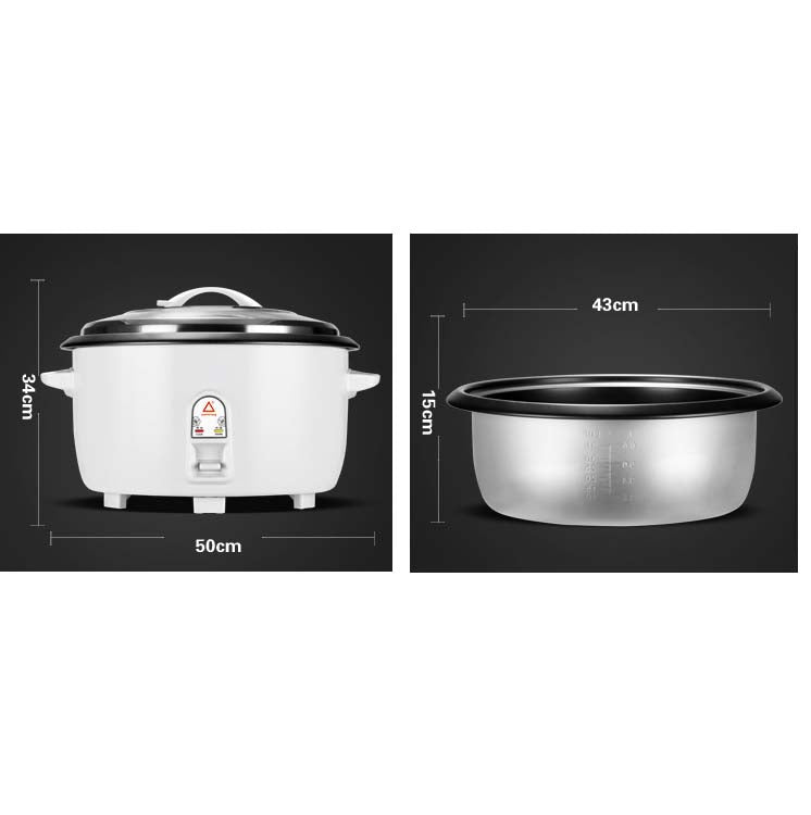 13L Restaurant Commercial Rice Cooker Hotel  Non-Stick Automatic Insulation