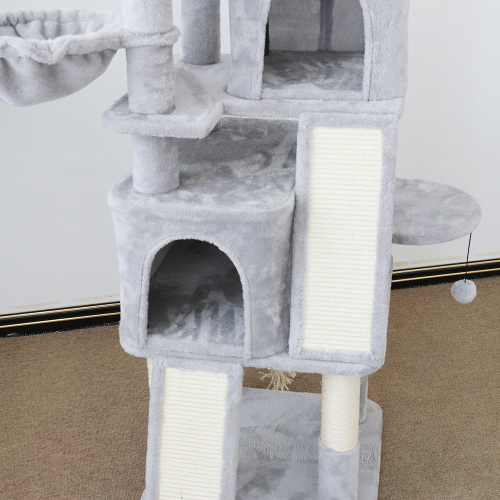 CATIO Multi-level Tall Cat Tree and House Condo with Scratching Pads C6032
