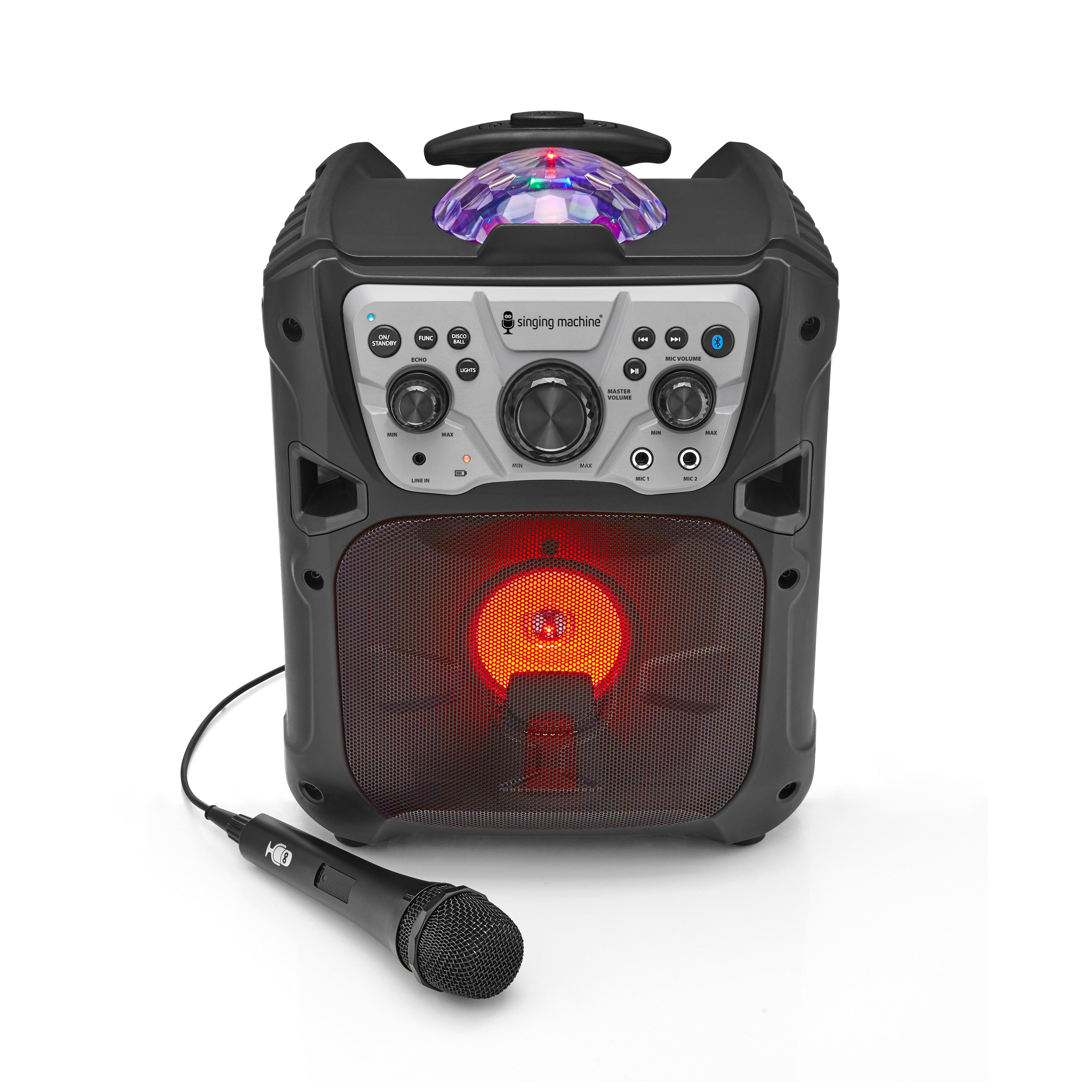 Singing Machine Mini Fiesta- Bluetooth® + Light Show