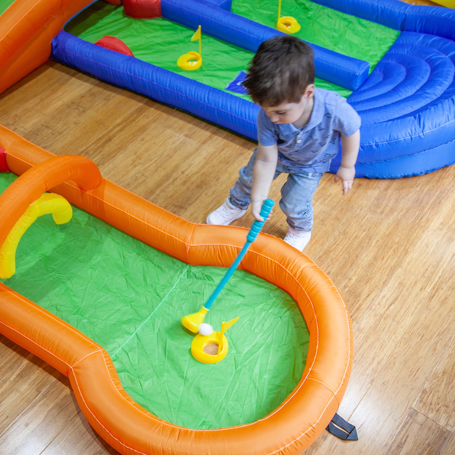 Lifespan Kids Tee Off Inflatable Mini Golf Play Centre