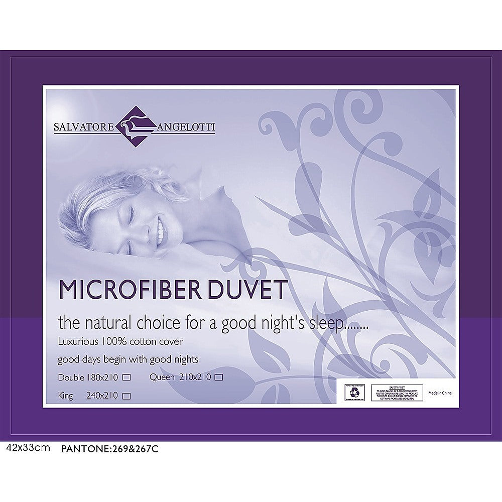 Microfiber Duvet / Quilt -Double