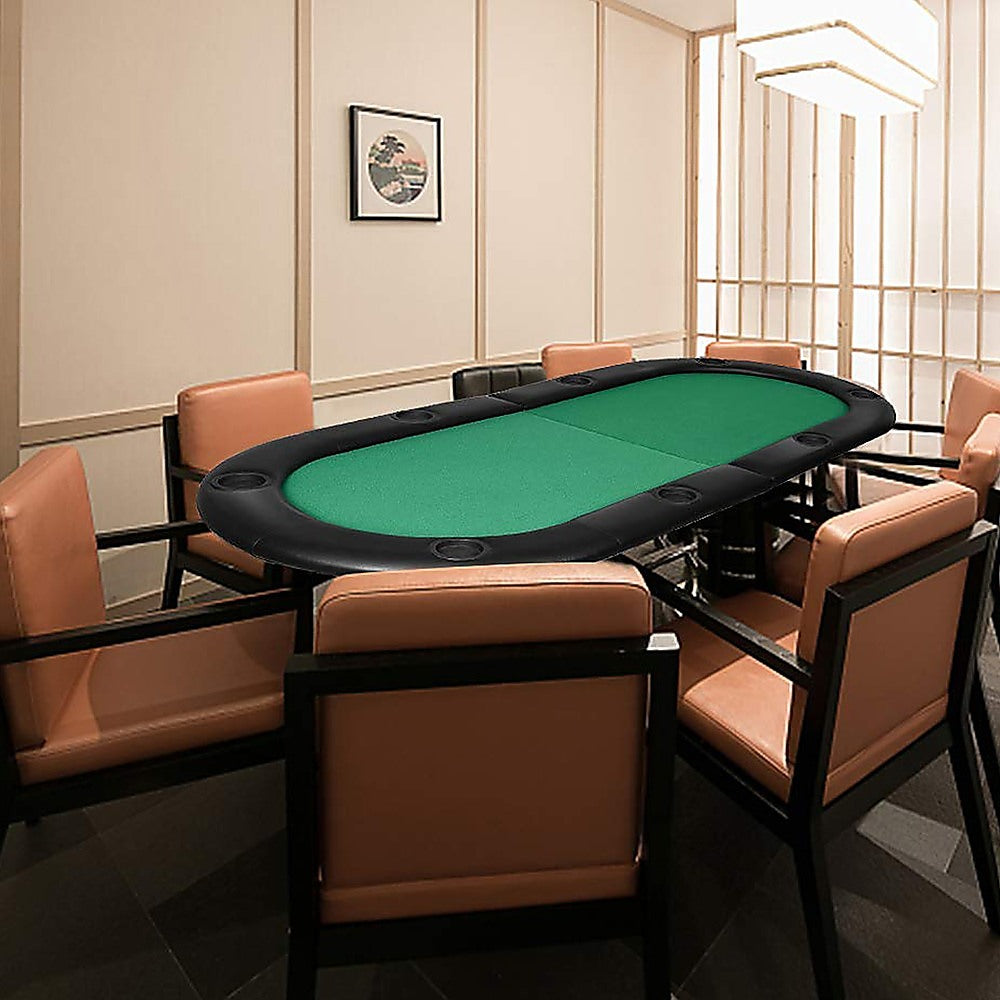 8 Player Folding Poker Blackjack Table