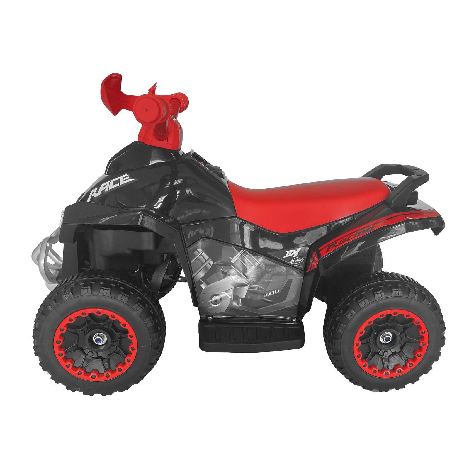 Quad Ride-on Electronic 4 Wheel ATV (Black) for Children - Up To 3km/h